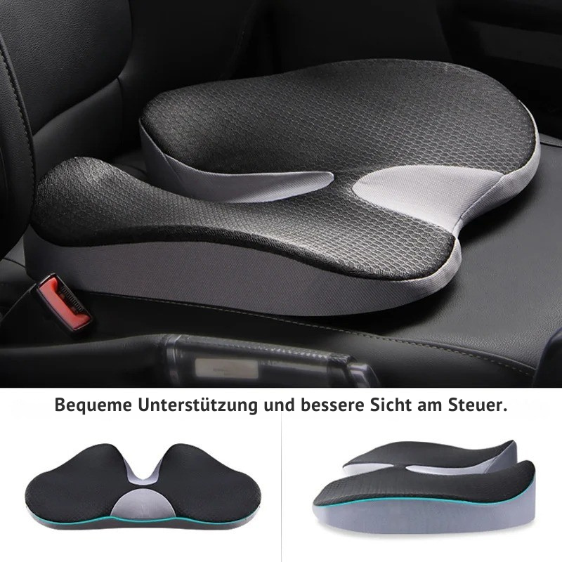 Ergonomisches Autokissen – Entlastet Steißbein und Prostata | ErgoSeat™