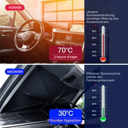 Faltbarer Auto-Sonnenschutz – UV-Schutz & Hitzeschutz | SunShield™
