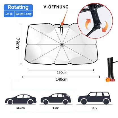 Faltbarer Auto-Sonnenschutz – UV-Schutz & Hitzeschutz | SunShield™